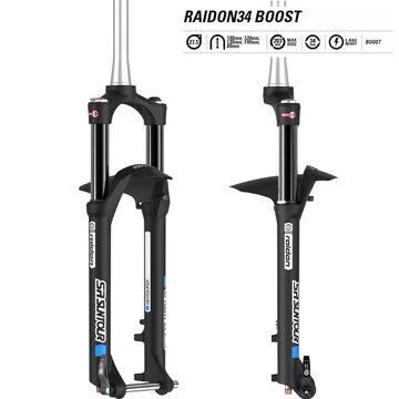 Używany Sr Suntour Raidon Boost 140mm RL-R 27, 5" CST ST34 Air 15QLC 110 WF Black 2022 Fork