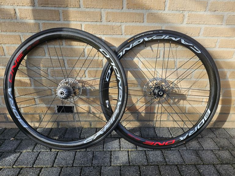 パーツ Campganolo Bora One 35 Front Disc Campagnolo Bora One 35 Disc Brake Clincher Wheelset - Le magasin