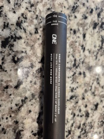Used Oneup Carbon V2 760mm, 35mm, 20R 2025 bike — image 2 of 5