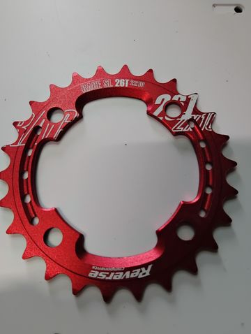 Used Reverse Components Plateau VTT 2x10 26T SRAM Rouge 2019 Drivetrain & Pedals