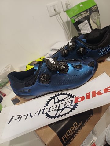 Sidi SCARPE BDC SIDI GENIUS 10 BLU IRIDISCENTE - CGENIUS10-BLUIRI-43 2022 Cycling Shoes de segunda mano