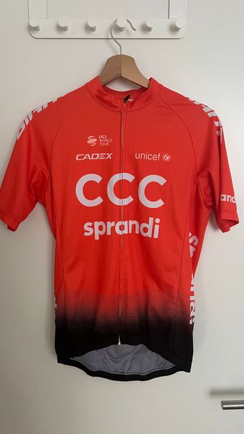 Used Giant Team CCC sprandi Replica Jersey 2018 Cycling Clothing
