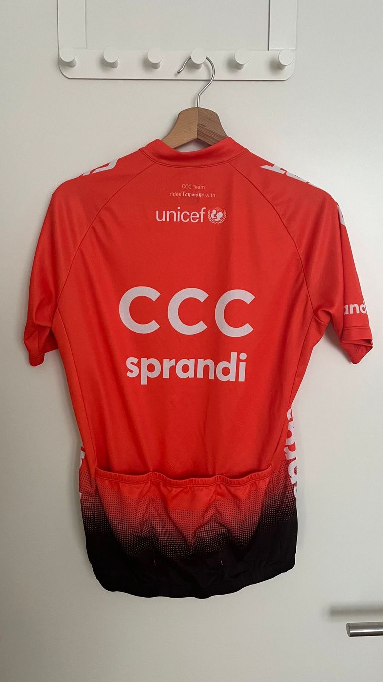 Brugt Giant Team CCC sprandi Replica Jersey 2018 bike — billede 2 af 3