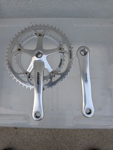 Used Campagnolo Veloce 10 speed Drivetrain & Pedals