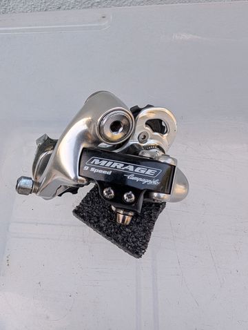 Used Campagnolo Mirage 9 speed Drivetrain & Pedals