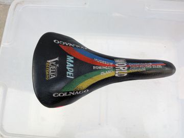 Used Selle Bassano Colnago Mapei art decor Saddles & Seatposts