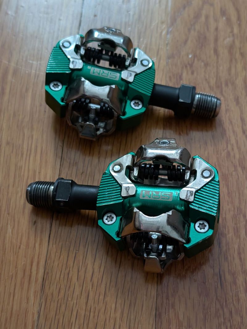 Used SRM x-power dual sided MTB pedals 2025 Drivetrain & Pedals
