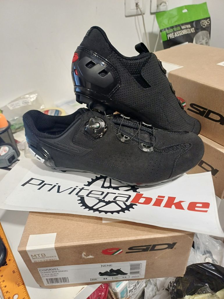 Black Sidi Trace 44 Sidi SCARPE MTB SIDI GRAVEL NERO 44 CGRAVEL