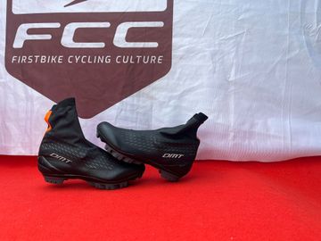 Dmt SCARPE WKM1 BLACK/ORANGE Cycling Shoes usato