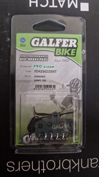 Galfer, shimano saint zee