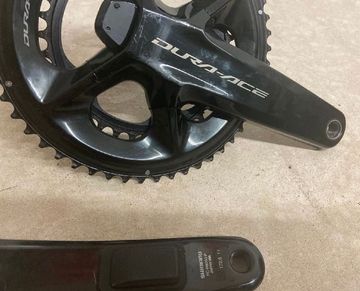Tweedehands Shimano 9200 Dura ace Powermeter Kurbel 2025 Drivetrain & Pedals
