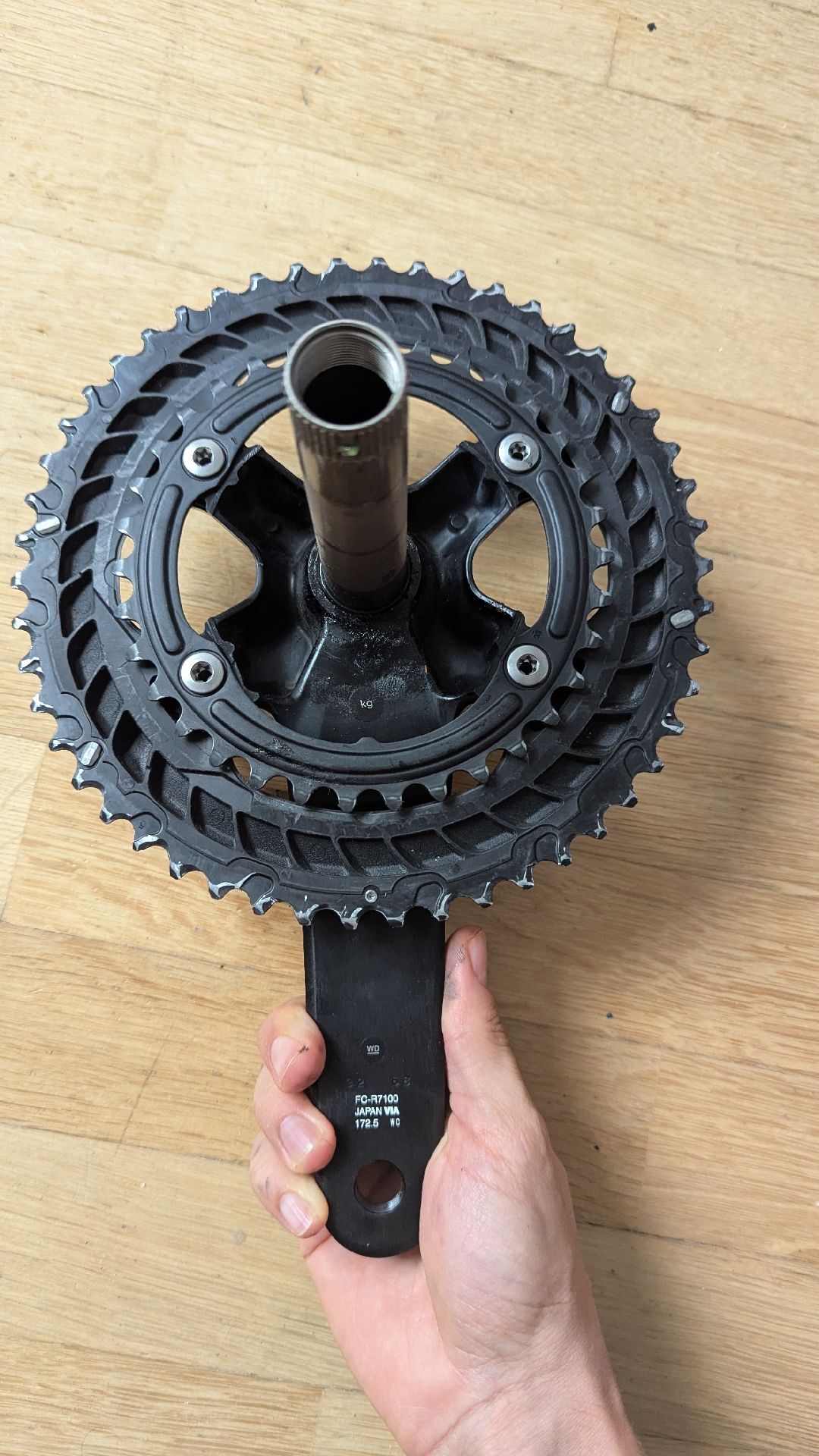 Shimano 105 FC-R7100 165mm クランクセット Shimano 105 FC-R7100