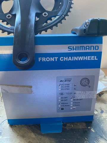 Shimano 105 2013 Drivetrain & Pedals usato