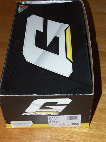 Brugt Gaerne CHAUSSURES VTT G-RAPPA SILVER/YELLOW FLUO 42 NEUVES ! Cycling Shoes