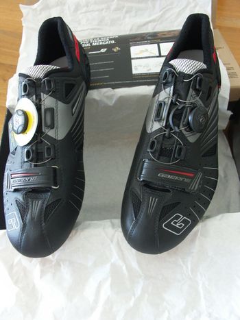 Used Gaerne CHAUSSURES VELO ROUTE  COMPOSIT G-SPEED CARBON BLACK/GREY 42 NEUVES ! bike — image 4 of 5