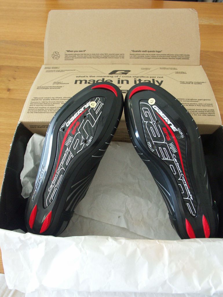 Used Gaerne CHAUSSURES VELO ROUTE  COMPOSIT G-SPEED CARBON BLACK/GREY 42 NEUVES ! bike — image 5 of 5
