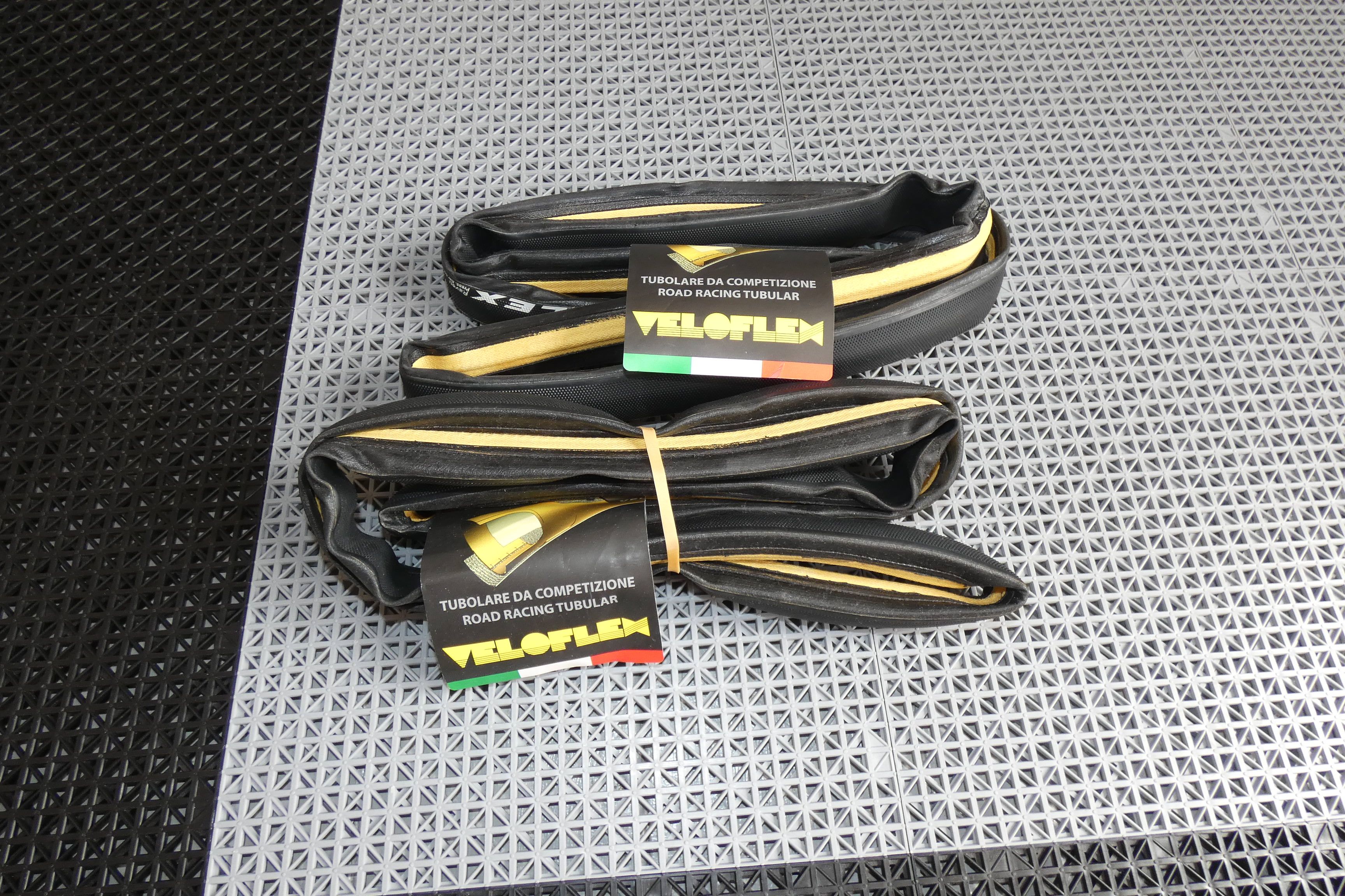 Paire De Pneus Tubulaires Veloflex Raven 700x28 - Pour Vélo De Route - Neufs Pliables - Fabriqués En Italie