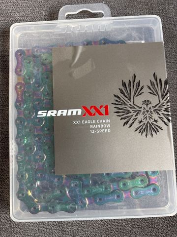 Brugt Sram XX1 EAGLE CHAIN Rainbow 12-Speed 2023 bike — billede 1 af 2