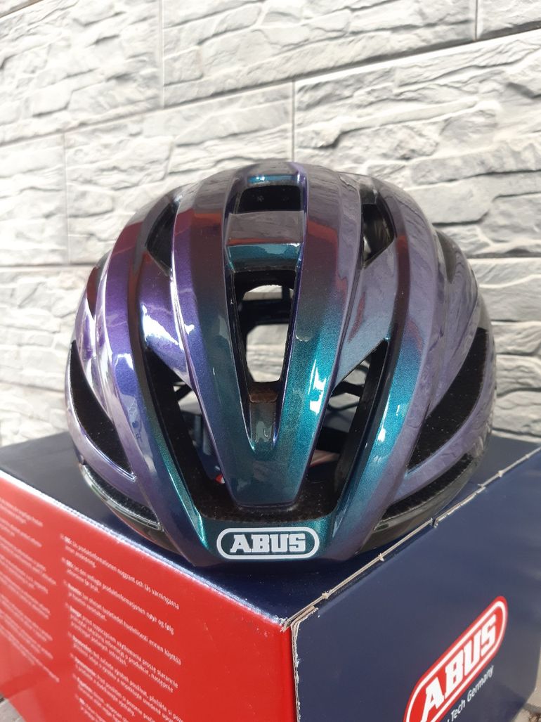Gebrauchtes ABUS StormChaser Flipflop Purple L bike — Bild 5 von 6