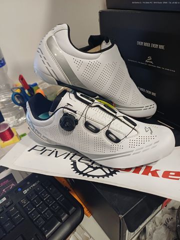 spiuk SCARPE BDC SPIUK ALDAMA WHITE 45 - ZALMAR145 2022 Cycling Shoes de segunda mano