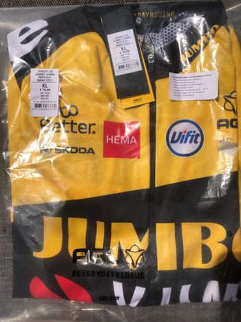 Tweedehands AGU jersey SS jumbo visma replica WMN 2021 Cycling Clothing