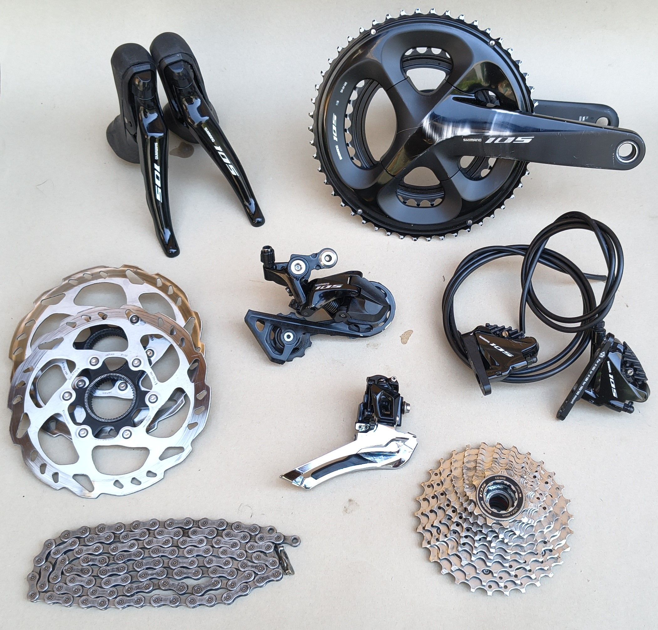 Shimano 105 R7020 11s Hydraulic Disc 2021