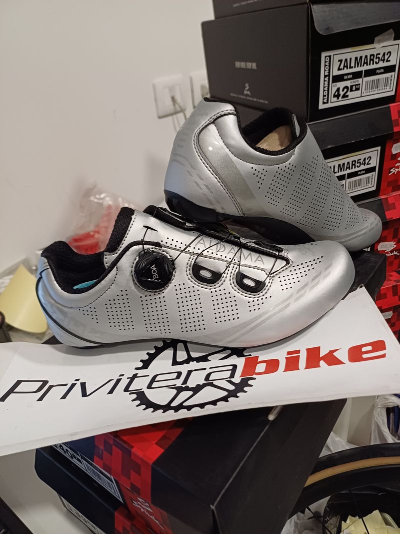 Used spiuk SCARPE BDC SPIUK ALDAMA SILVER 39 - ZALMAR539 2022 Cycling Shoes