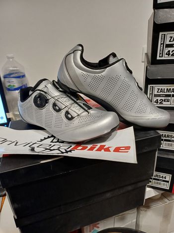 spiuk SCARPE BDC SPIUK ALDAMA SILVER 43 - ZALMAR543 2022 Cycling Shoes d'occasion