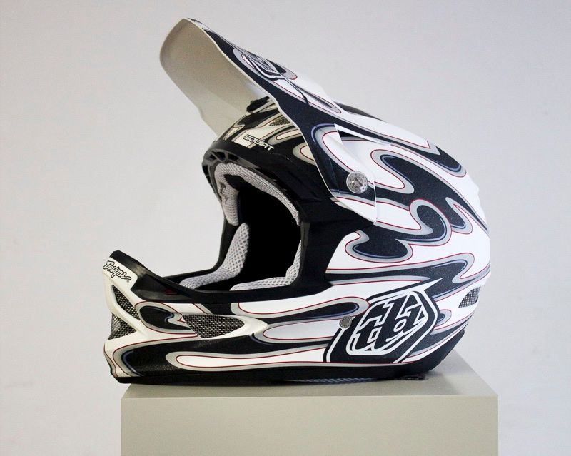 Used Troy Lee Designs D3 SQUIRT WHITE size L Cycling Accessories