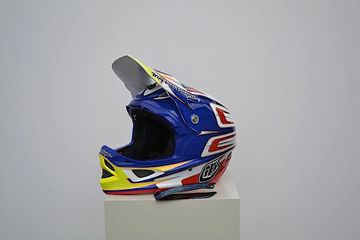 Brugt Troy Lee Designs D3 SPEED BLUE/WHITE size XS Cycling Accessories