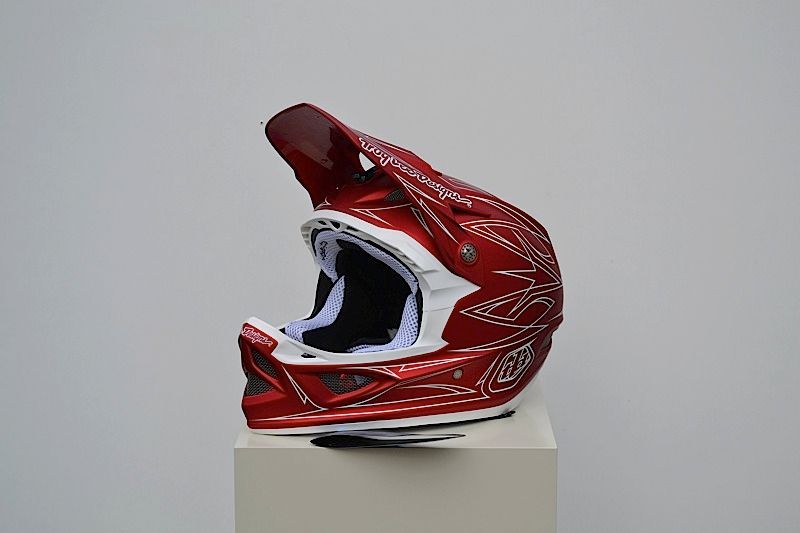 Brugt Troy Lee Designs D3 PINSTRIPE II RED size XS Cycling Accessories