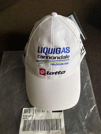 Used Liquigas Cappellino Vintage Liquigas Originale 2010 Cycling Clothing