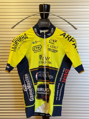 GOREWEAR Maillot Manches Courtes Femme - Spirit Triangles - Scrub Purple/lab Red BXDC