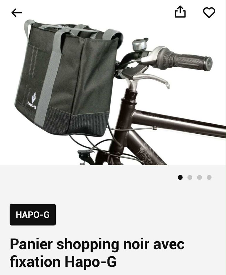 Used BTWIN Panier shopping 2017 bike — image 5 of 5