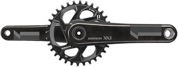 Sram, XX1 Crankset - BB30, 175 mm, 32t, Black