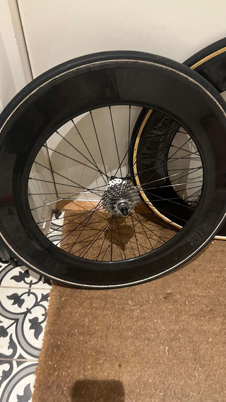 Brugt Novatec carbon 88mm wheels bike — billede 2 af 2