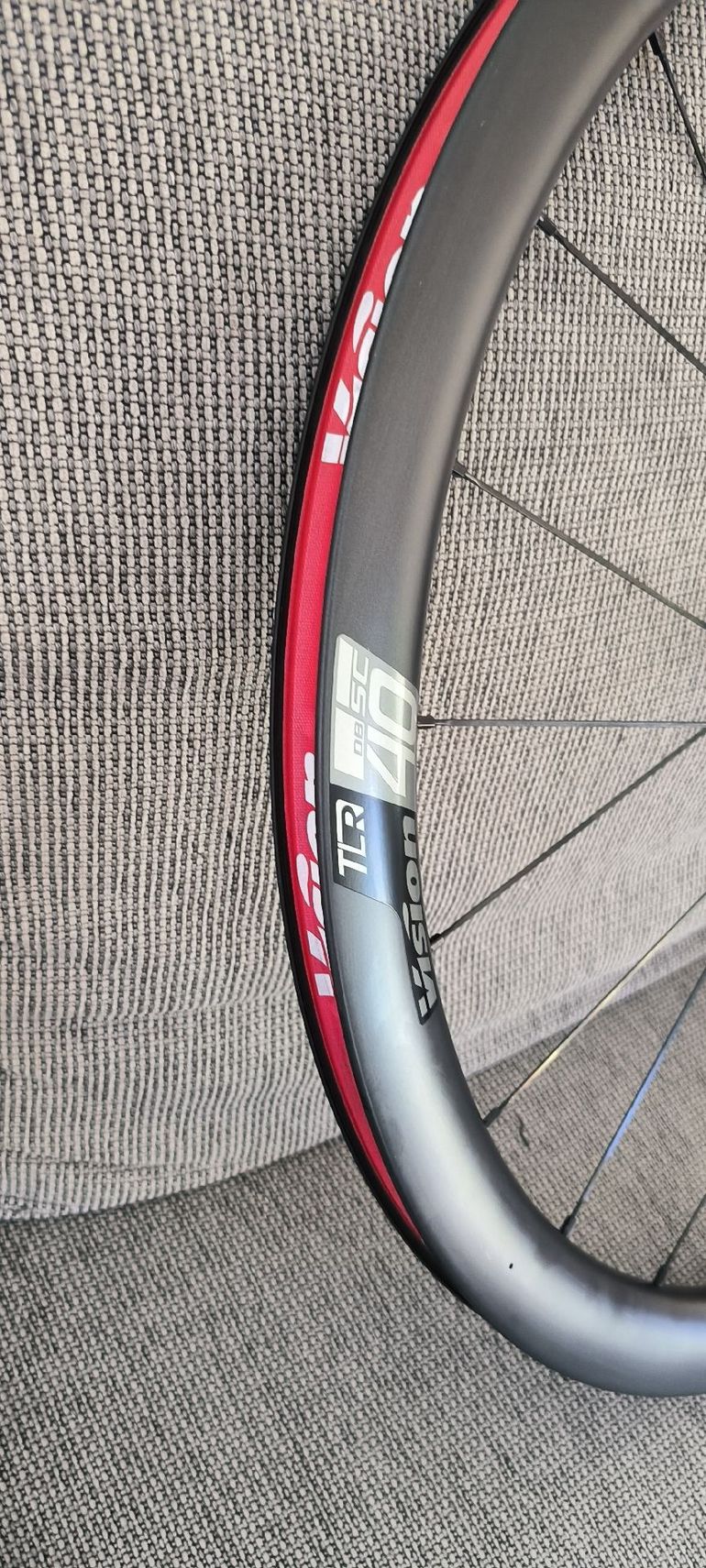 パーツ VISION SC40 TLR Vision SC 40 TLR Disc Carbon Tubeless 700c Wheel | The Pro's Closet
