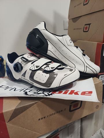 Tweedehands Crono SCARPE CR-3-19-COMPOSIT WHITE 45 - 000MCRCNCR-3-19-WHT-45 2022 Cycling Shoes