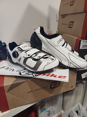 Gebrauchtes crono SCARPE CRONO CR-3-19-COMPOSIT WHITE 46 - 000MCRCNCR-3-19-WHT-46 2022 Cycling Shoes