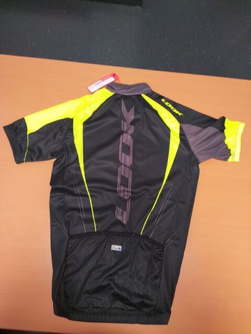 Brugt Look Trikot kurzarm ProTeam black fluo bike — billede 2 af 2