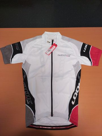 Look Trikot kurzarm ProTeam white red Cycling Clothing usato