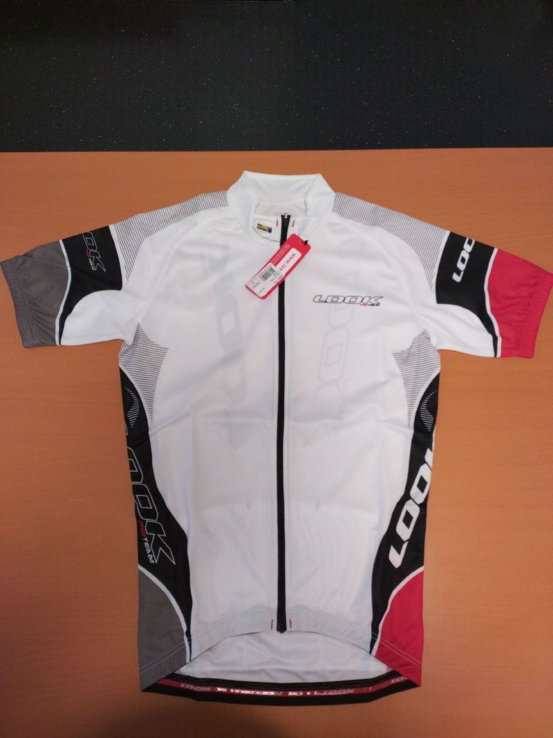 Used Look Trikot kurzarm ProTeam white red Cycling Clothing