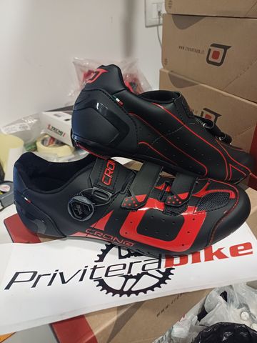 Crono SCARPE CR-3-19-COMPOSIT RED 42 - 000MCRCNCR-3-19-RED-42 2022 Cycling Shoes usato