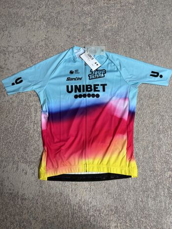 Used Santini Tour de Tietema Unibet shirt 2024 2024 Cycling Clothing