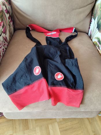 Used Castelli Coulotte rosso corsa castelli Cycling Clothing