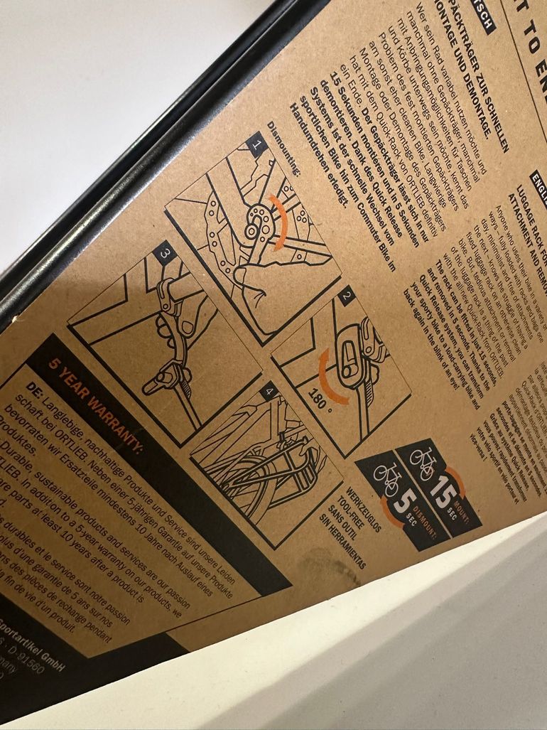 Ortlieb Quick Rack Light 2025