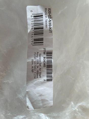 Used Fox 820-02-530-KIT 2019 bike