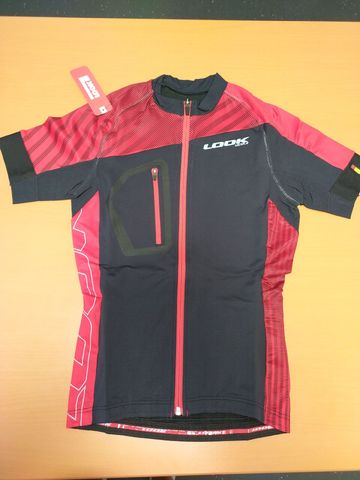 Look Trikot kurzarm Ultra black-red Cycling Clothing usato