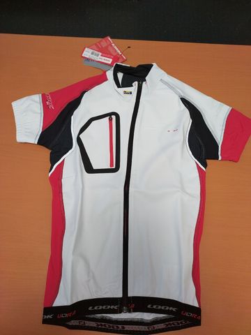 Gebrauchtes Look Trikot kurzarm Ultra white-red Cycling Clothing