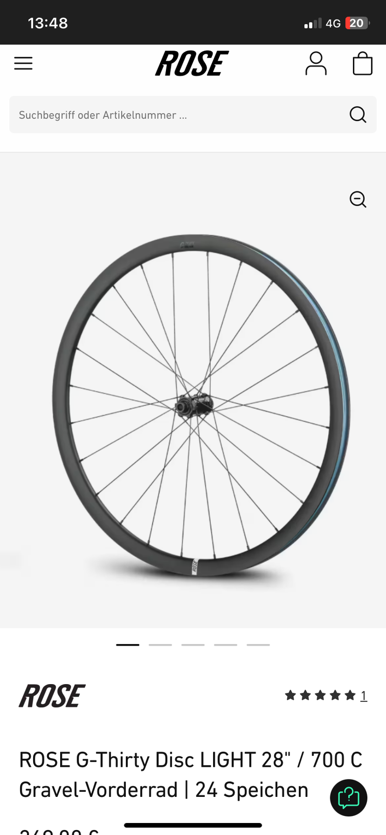 Brugt Rose G-Thirty Disc Light 2025 bike — billede 2 af 6